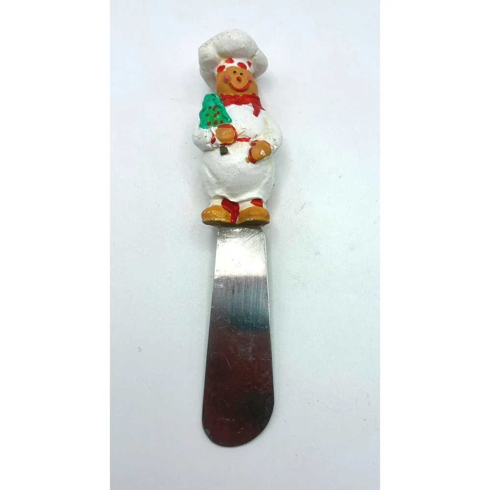 Boston Warehouse Cheese Spreaders Set 6 Multicolor Christmas Holiday Characters